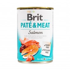 Вологий корм Brit Care Pate & Meat для собак, з лососем, 400 г