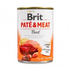 Вологий корм Brit Care Pate & Meat для собак, з яловичиною та індичкою, 400 г