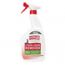 Засіб 8in1 NM Cat Stain&Odor Remover Spray Mel для усунення плям та запахів котів, з ароматом дині, 946 мл