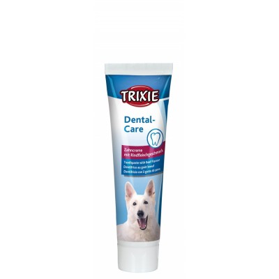 Зубна паста Trixie для собак зі смаком м'яса, 100 г Зубна паста Trixie для собак зі смаком м'яса, 100 г
