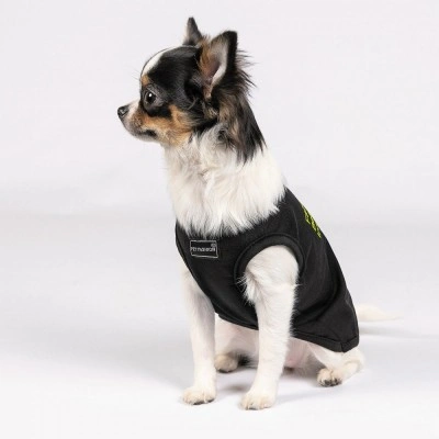 Борцівка Pet Fashion «FBI» для собак, розмір S2, чорна