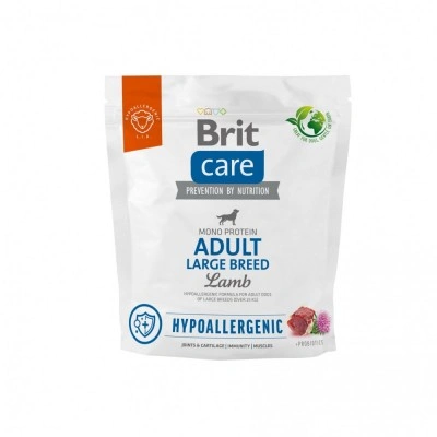 Сухий корм Brit Care Dog Hypoallergenic Adult Large Breed для собак великих порід, гіпоалергенний з ягням, 1 кг Сухий корм Brit Care Dog Hypoallergenic Adult Large Breed для собак великих порід, гіпоалергенний з ягням, 1 кг