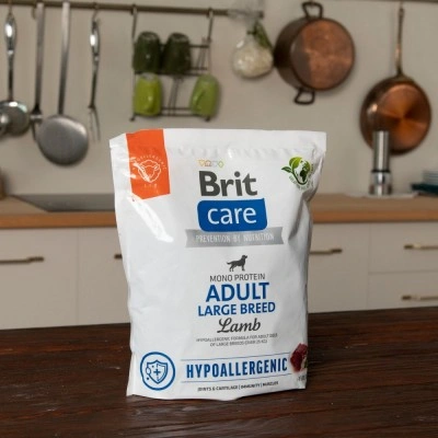 Сухий корм Brit Care Dog Hypoallergenic Adult Large Breed для собак великих порід, гіпоалергенний з ягням, 1 кг