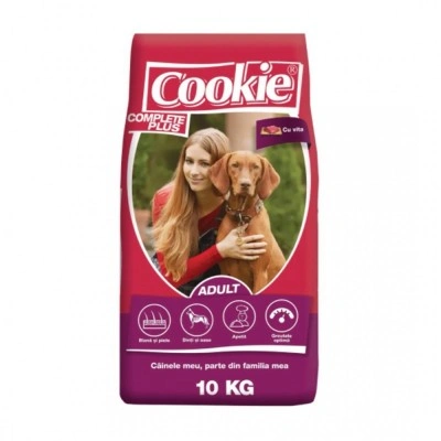 Корм сухий Cookie with Beef з яловичиною для дорослих собак, 10 кг Корм сухий Cookie with Beef з яловичиною для дорослих собак, 10 кг