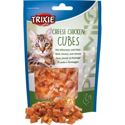 Ласощі Trixie Premio Cheese Chicken Cubes для котів кубики з куркою та сиром 50 г