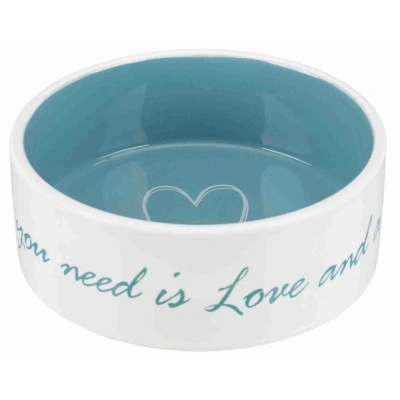 Миска Trixie Pet's Home для собак, керамічна, 16 см, 800 мл (блакитна) Миска Trixie Pet's Home для собак, керамічна, 16 см, 800 мл (блакитна)