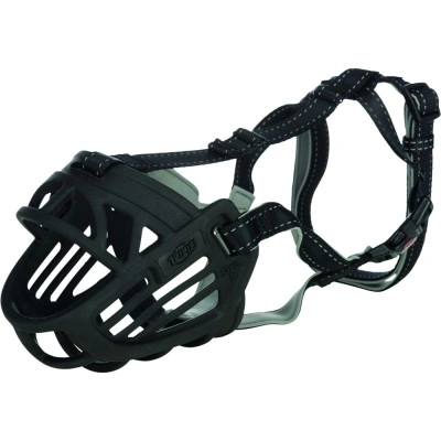 Намордник Trixie Muzzle Flex для собак, силіконовий, XL-XXL (чорний)