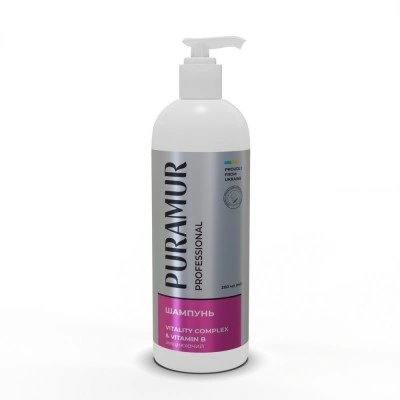 Шампунь Puramur Vitality Complex with Vitamin B зміцнюючий 200 мл Шампунь Puramur Vitality Complex with Vitamin B зміцнюючий 200 мл