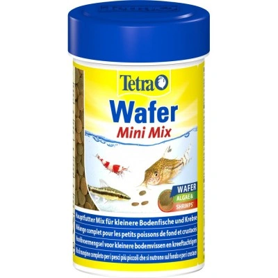 Корм Tetra Wafer Mini Mix для акваріумних донних риб, 100 мл (таблетки) Корм Tetra Wafer Mini Mix для акваріумних донних риб, 100 мл (таблетки)