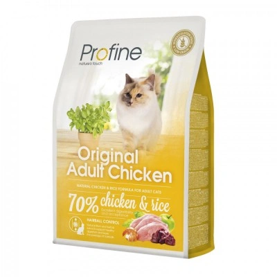 Сухий корм Profine Original Adult для дорослих котів, з куркою та рисом, 2 кг Сухий корм Profine Original Adult для дорослих котів, з куркою та рисом, 2 кг