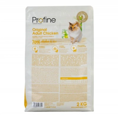 Сухий корм Profine Original Adult для дорослих котів, з куркою та рисом, 2 кг