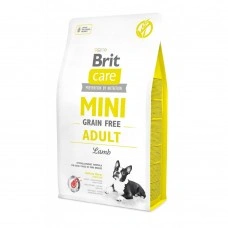 Сухий корм Brit Care GF Mini для дорослих собак мініатюрних порід, з ягням, 2 кг