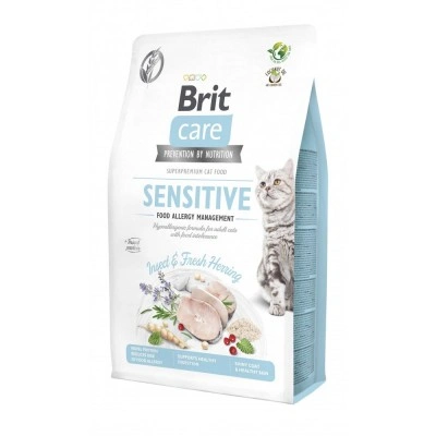 Сухий корм Brit Care Cat GF Insect для котів з харчовою непереносимістю, з комахами та рибою, 2 кг Сухий корм Brit Care Cat GF Insect для котів з харчовою непереносимістю, з комахами та рибою, 2 кг
