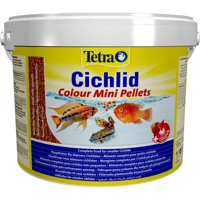 Корм Tetra Cichlid Colour Mini для невеликих цихлід, для яскравості забарвлення 10 л (гранули)