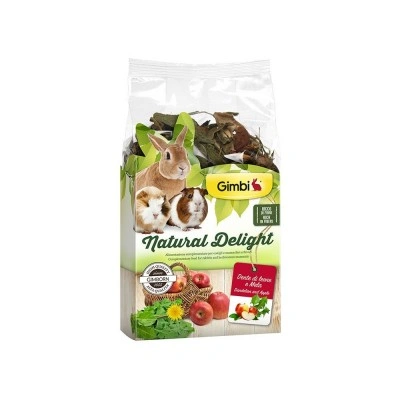 Трав'яний мікс GimBi Natural Delight для гризунів, кульбаба і яблука, 100 г Трав'яний мікс GimBi Natural Delight для гризунів, кульбаба і яблука, 100 г