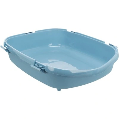 Туалет для котів Trixie Primo XXL з бортиками синьо-білий, 56 х 25 х 71 см
