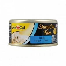 Вологий корм GimCat Shiny Cat Filet для котів, тунець, 70 г